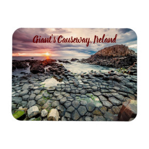 Giant's Causeway Ireland stylized Magnet