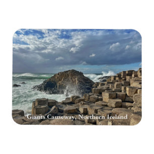 Giants Causeway + Moody Sky in Northern Ireland Magnet