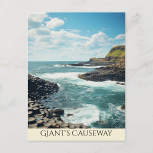 Giant's Causeway Northern Ireland Art Postcard