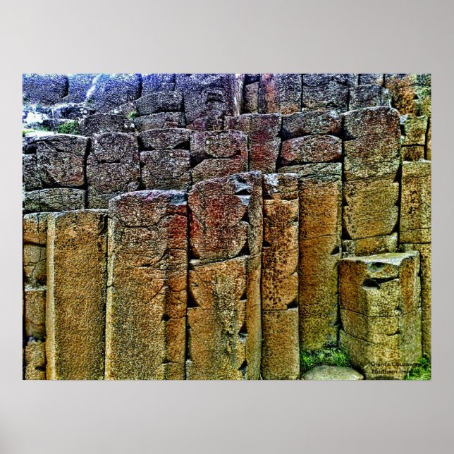 Giant's Causeway Northern Ireland Poster (Front)