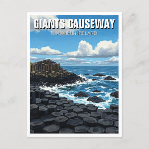 Giants Causeway Northern Ireland Travel Postcard
