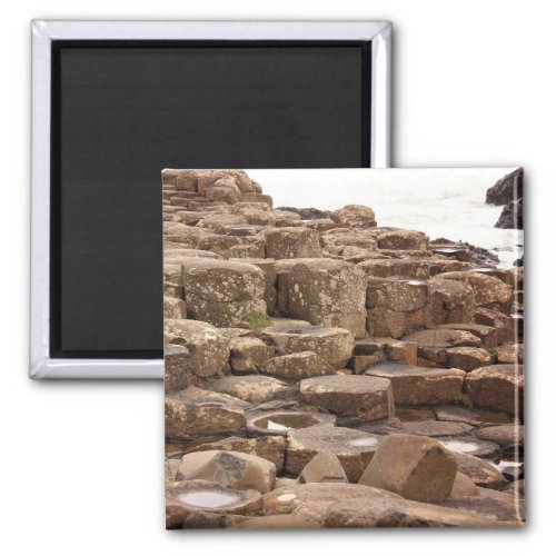 Giants Causeway Square Magnet