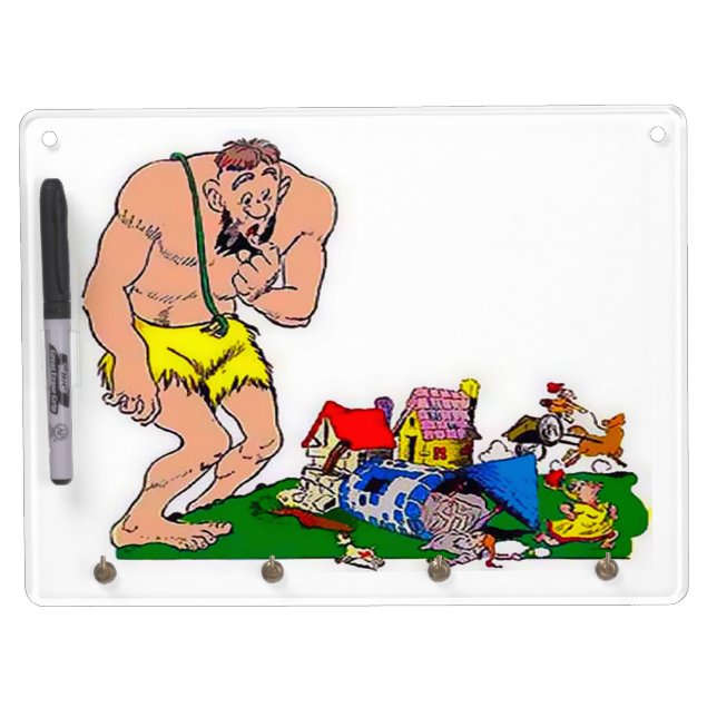 Giants Dry Erase Board Keychain holder & Pen (Front)