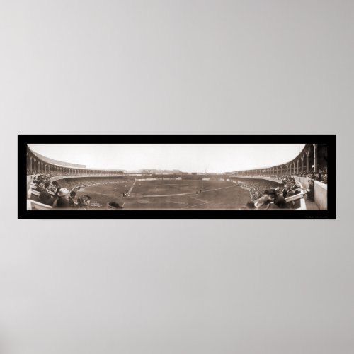 Giants Polo Grounds Baseball Photo 1910 Poster