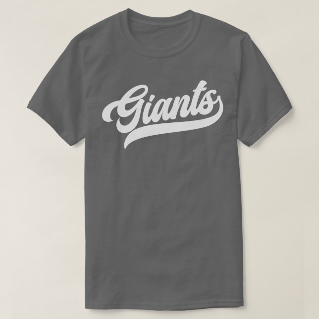 Giants Retro New York Giants T-Shirt (Design Front)