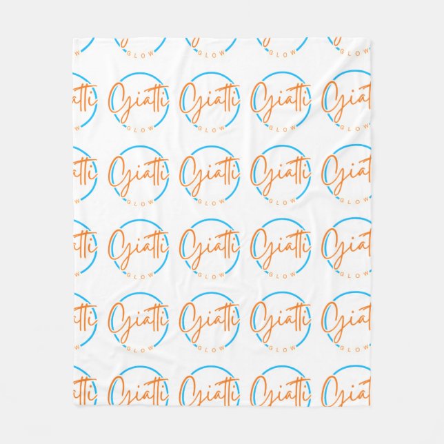 Giatti Glow  Fleece Blanket (Front)