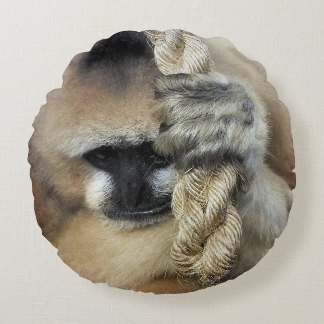 GIBBON ROUND PILLOW (Front)