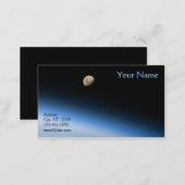 Gibbous Moon from Orbit Business Card (Front/Back)