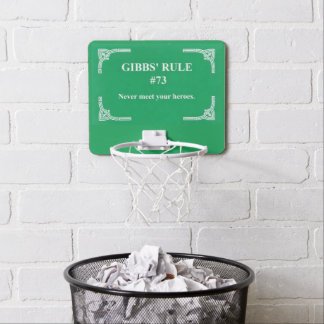 Gibbs' rule 73 mini basketball hoop