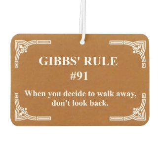 Gibbs' rule 91 air freshener