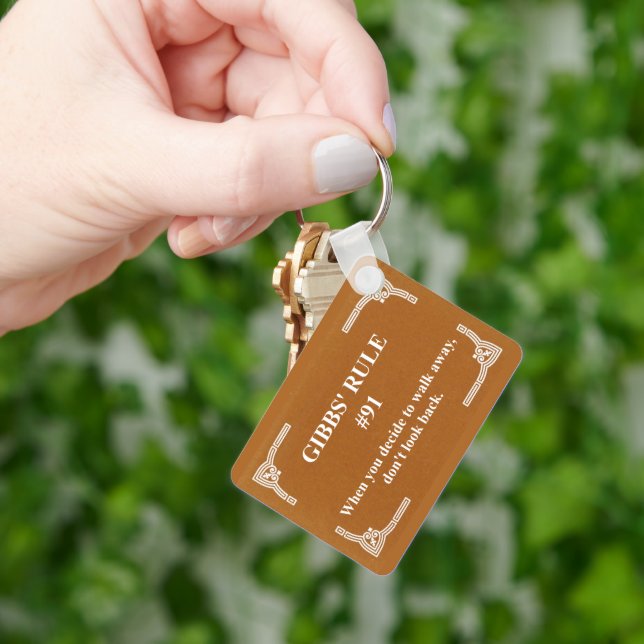 Gibbs' rule 91 keychain (Hand)