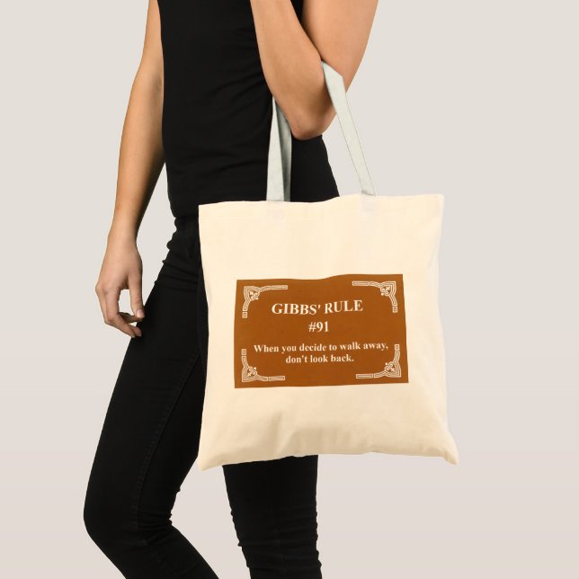 Gibbs' rule 91 tote bag (Front (Product))