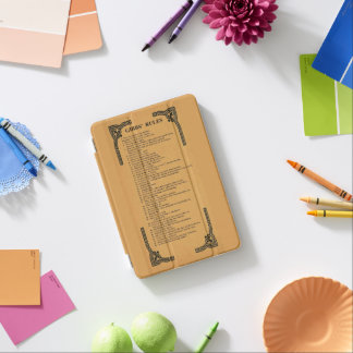 Gibbs' rules iPad mini cover