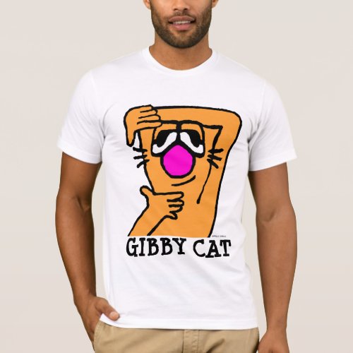 GIBBY CAT funny T_shirts 80s STRIKE A POSE T_Shirt