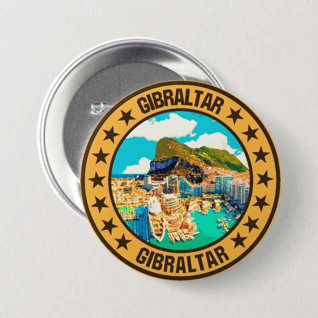 Gibraltar                                          button (Front & Back)