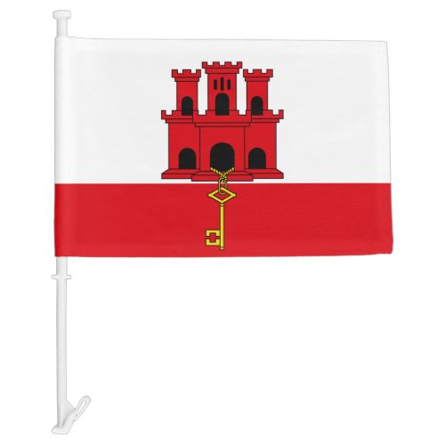 Gibraltar Car Flag
