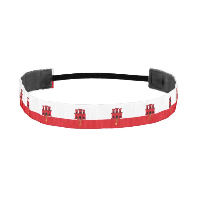Gibraltar Flag Athletic Headband (Front)