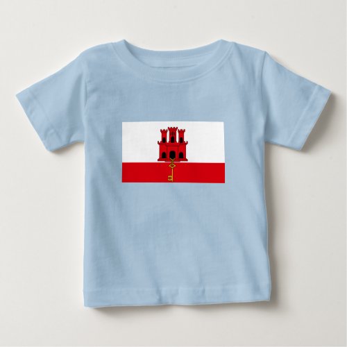 Gibraltar Flag Baby T_Shirt
