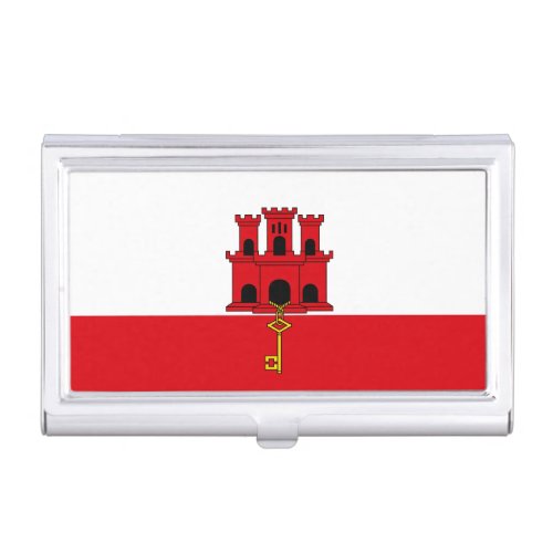 Gibraltar Flag Business Card Case