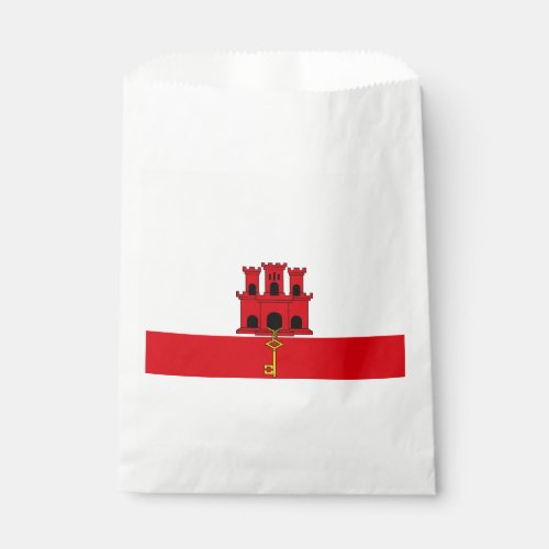 Gibraltar Flag Favor Bag