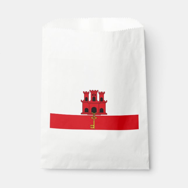 Gibraltar Flag Favor Bag (Front)