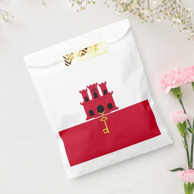 Gibraltar flag favor bag (Sealed)