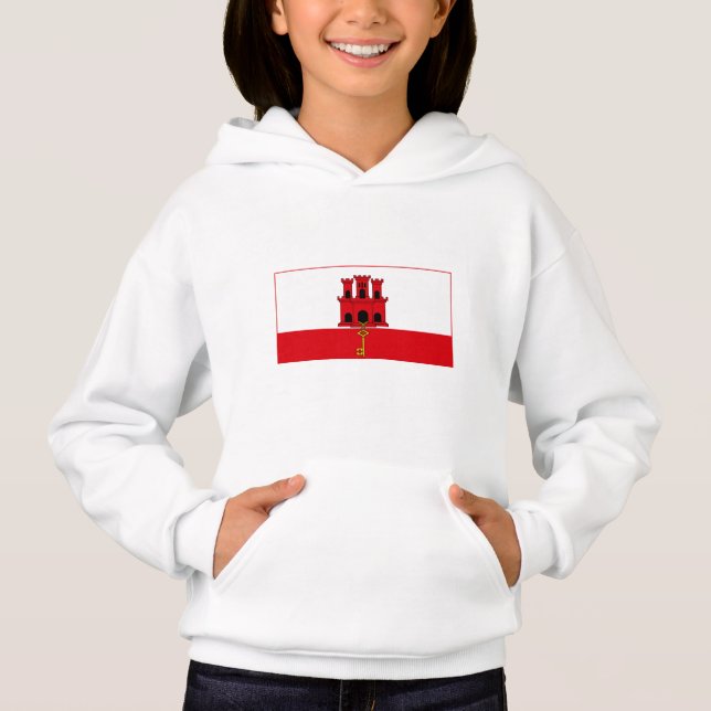 Gibraltar Flag Hoodie (Front)