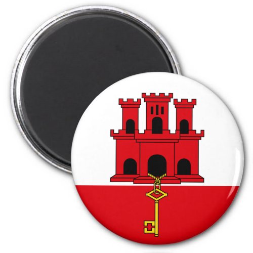 Gibraltar Flag Magnet