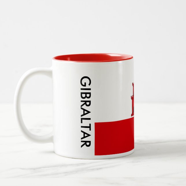 Gibraltar Flag Mug (Left)