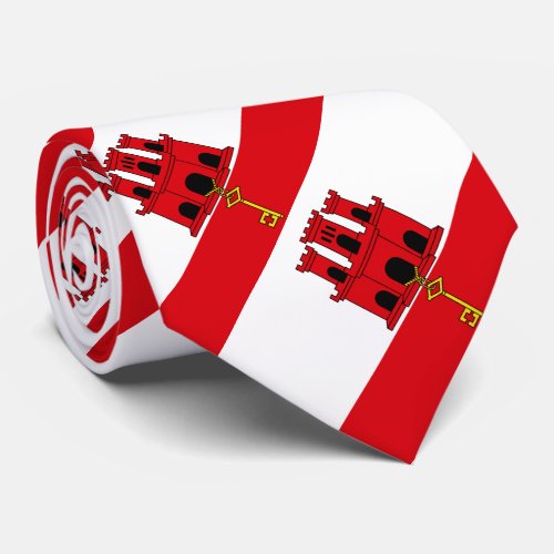 Gibraltar Flag Neck Tie