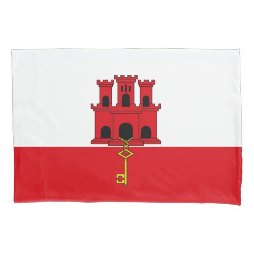 Gibraltar Flag Pillow Case
