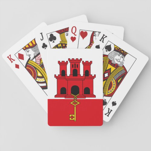 Gibraltar Flag Playing Cards