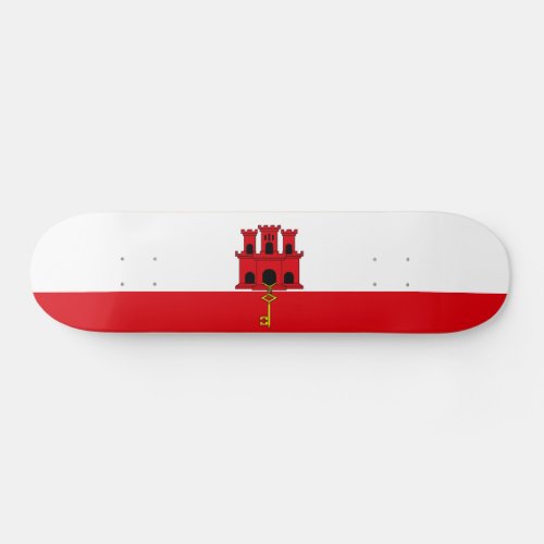 Gibraltar Flag Skateboard