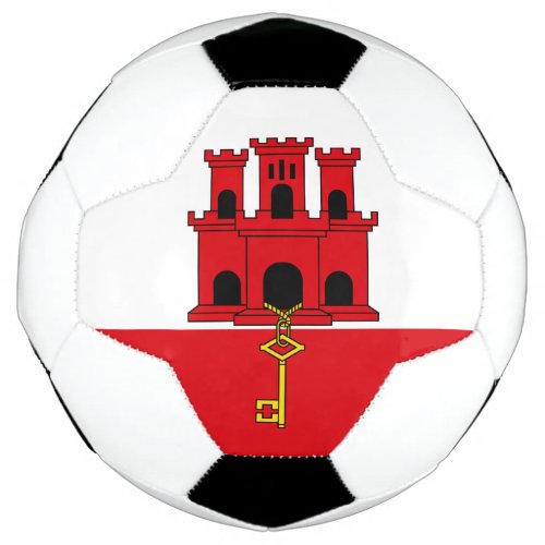 Gibraltar Flag Soccer Ball