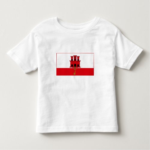 Gibraltar Flag Toddler T_shirt