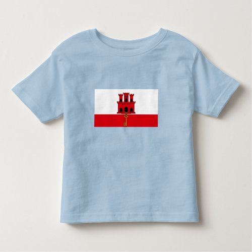 Gibraltar Flag Toddler T_shirt