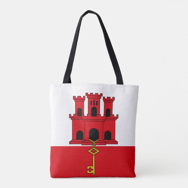 Gibraltar Flag Tote Bag (Back)