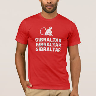 Gibraltar monkey is British Tshirt