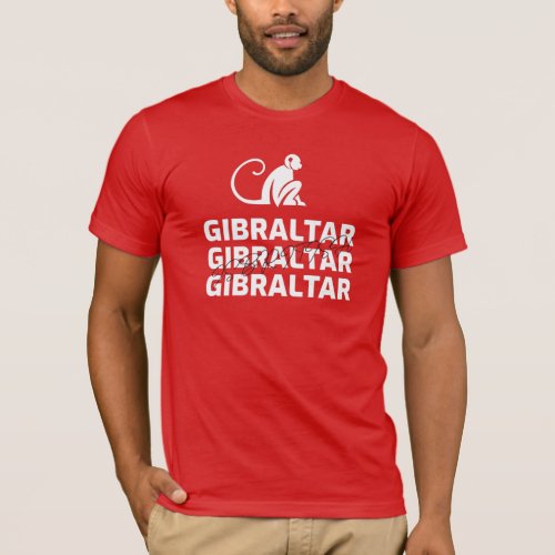 Gibraltar monkey is British Tshirt