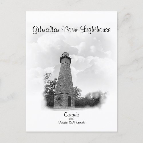 Gibraltar Point Lighthouse _ Ontario Canada Postcard