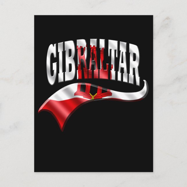 Gibraltar Postcard (Front)