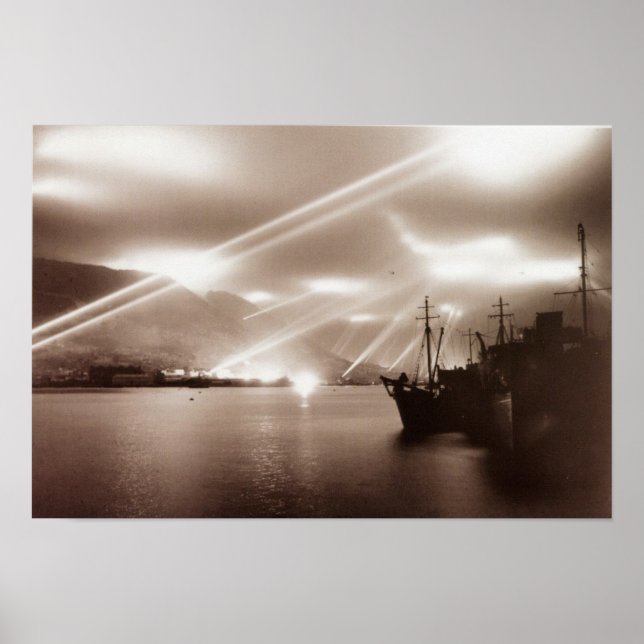 Gibraltar Searchlights Poster (Front)