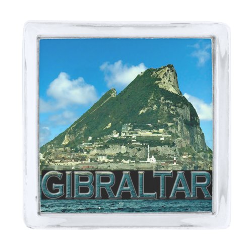 Gibraltar Silver Finish Lapel Pin