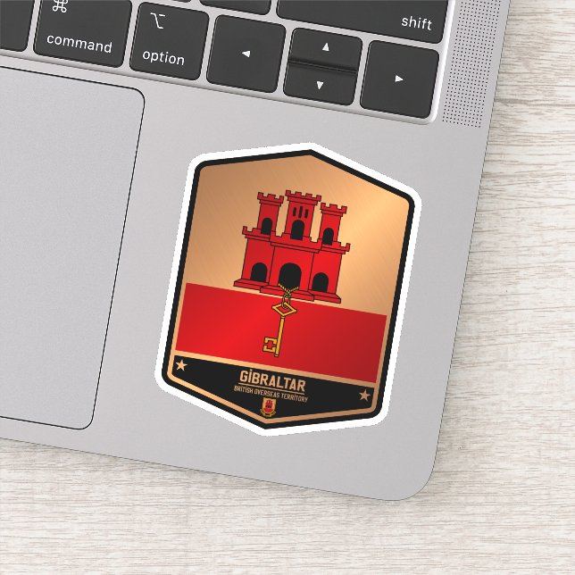 Gibraltar Sticker (Detail)