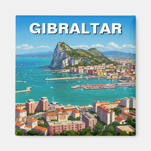 Gibraltar Travel Magnet