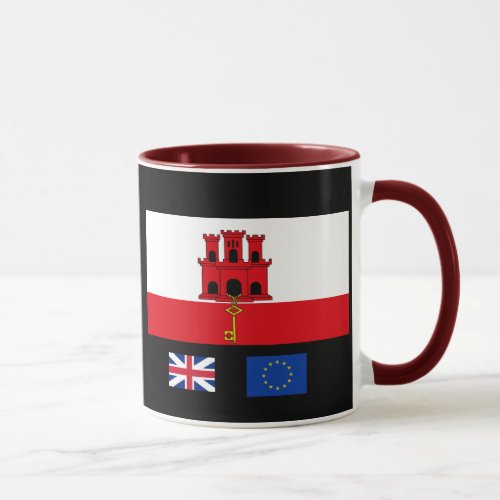 Gibralter CoffeeTea Mug     Taza Cafe Gibraltar