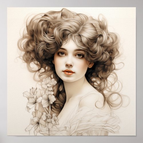 Gibson Girl Poster