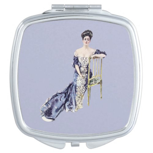 GIBSON GIRL  The New Woman    Compact Mirror