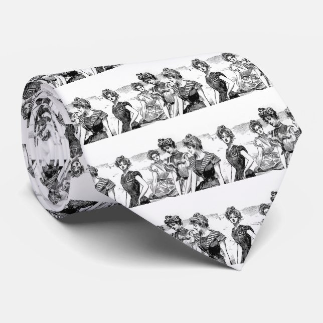 Gibson Girls at the Beach Neck Tie (Rolled)