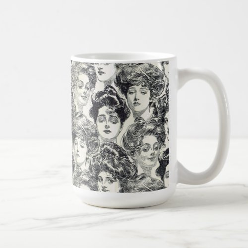 Gibson Girls by Charles Dana Gibson Circa 1902 Coffee Mug